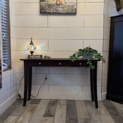 Pretty Dark Cherry Entry Table 