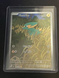 Electrike 196/182 - Illustration Rare Destined Rivals Pokemon TCG Holo - NM