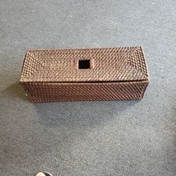 Wicker Box 18" long  6.5  Inch tall and wide