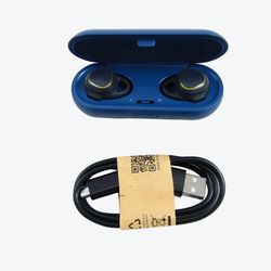 Samsung Galaxy Buds , Bluetooth True Wireless Earbuds (Wireless Charging Case Included), Blue VG