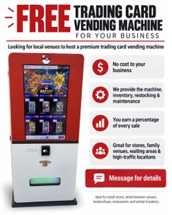 Free Pokémon Vending Machine for Your Business!