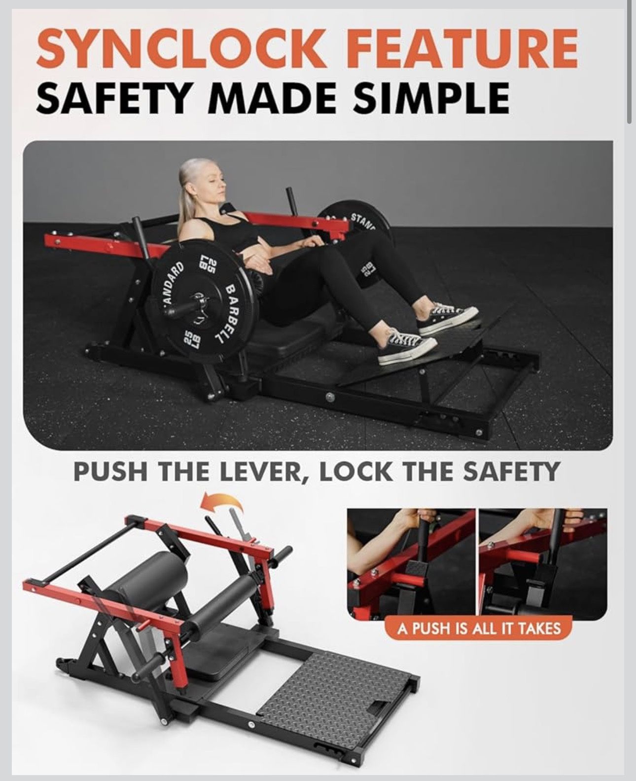 HIP THRUST MACHINE - GYM EQUIPMENT 