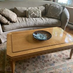 Bernhardt Sofa And Stanley Cocktail Table 