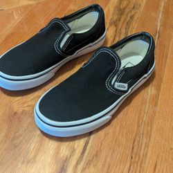 Like New Kids Vans Slip Ons Youth Size 13.5