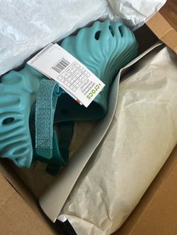 Crocs x Salehe Bembury Pollex Clog “Turquoise” Size 12 BNIB