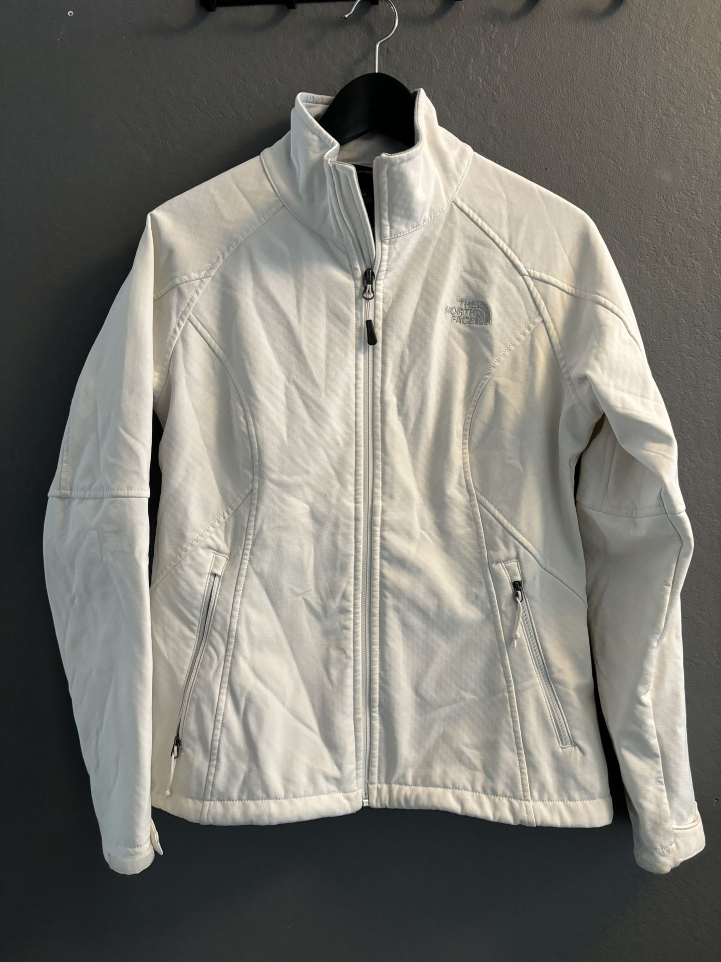 The North Face Jacket Womens Medium White Windproof Waterproof Apex Bionic AMVX