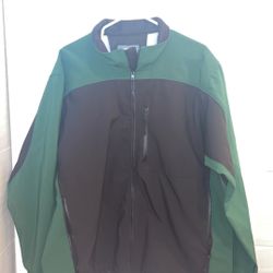 NWOT Neff black and green heavy duty rain/snow- athletic zip up XXL