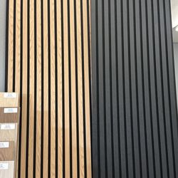 Acoustic Slat Wall Panels Wood Veneer 