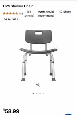 Cva orthopedic chair shower stool or chair