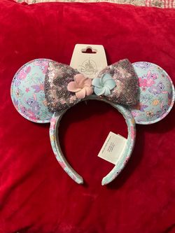 NEW 2026 Disney Parks Stitch & Angel Aloha Minnie Mickey Ears Headband