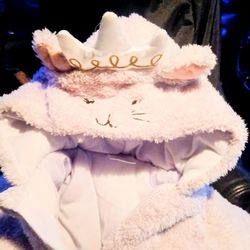 One Piece Koalababy Zip Up Princess Purple Winter Jumper 3 To 6 Months Fuzzy Over The Hand Animal Hoodie