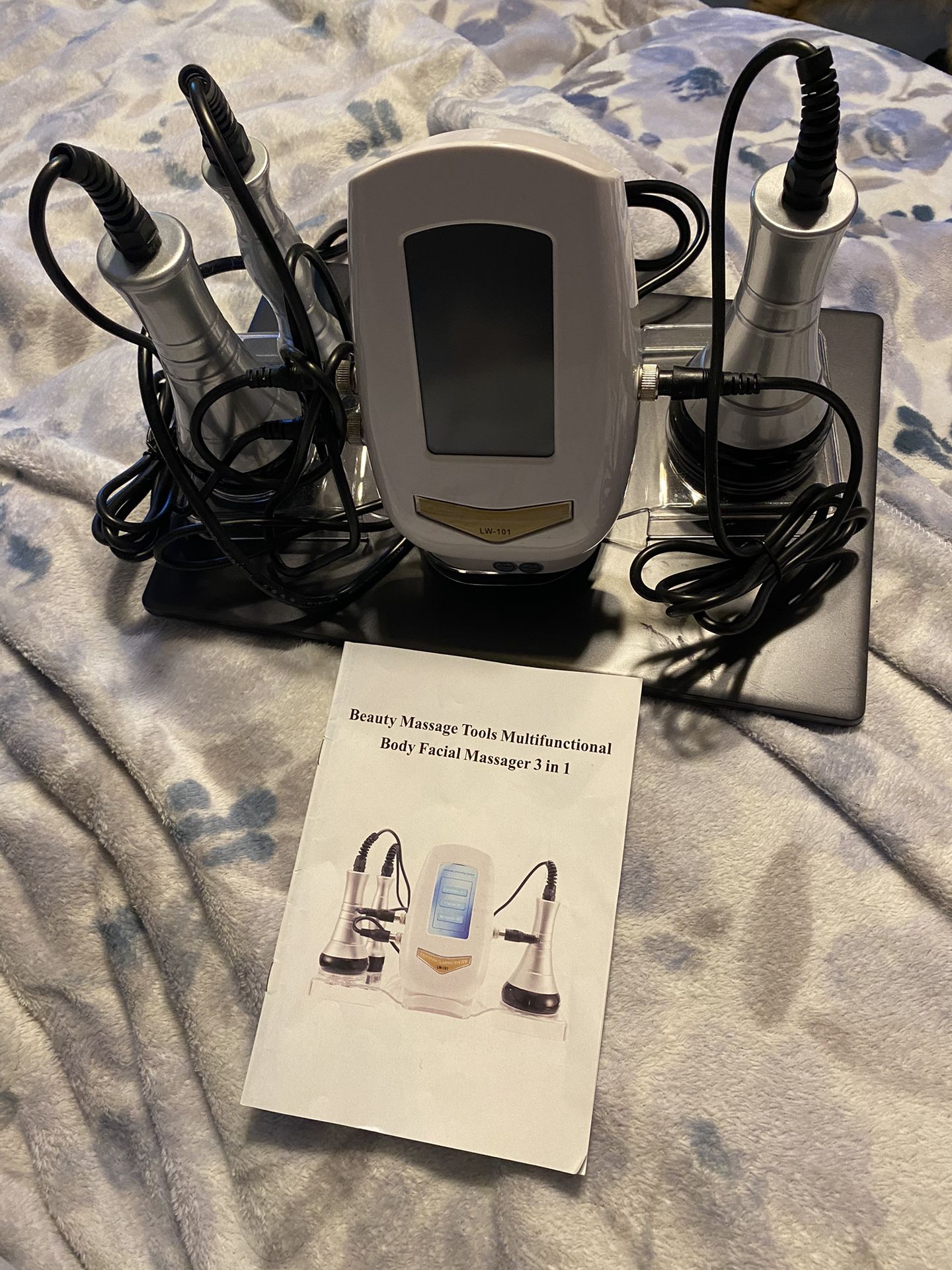 Body Facial Massager, Three In One. Tones Your Skin!
