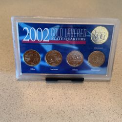 2002 Gold Layered Gold Quarters