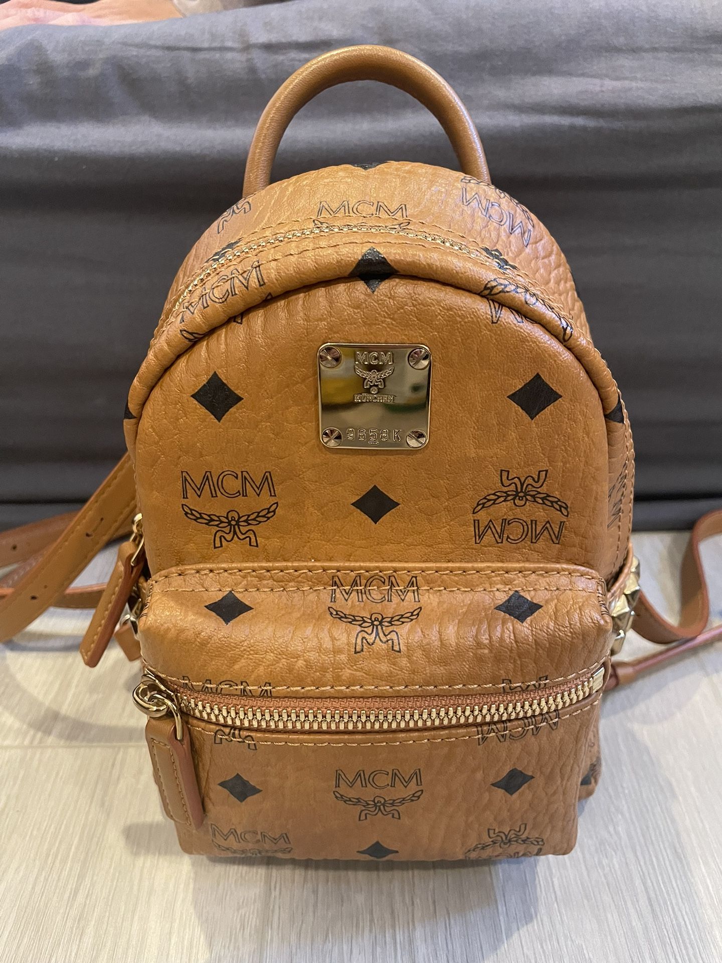 MCM Mini Backpack Brown Bag Cute & Small