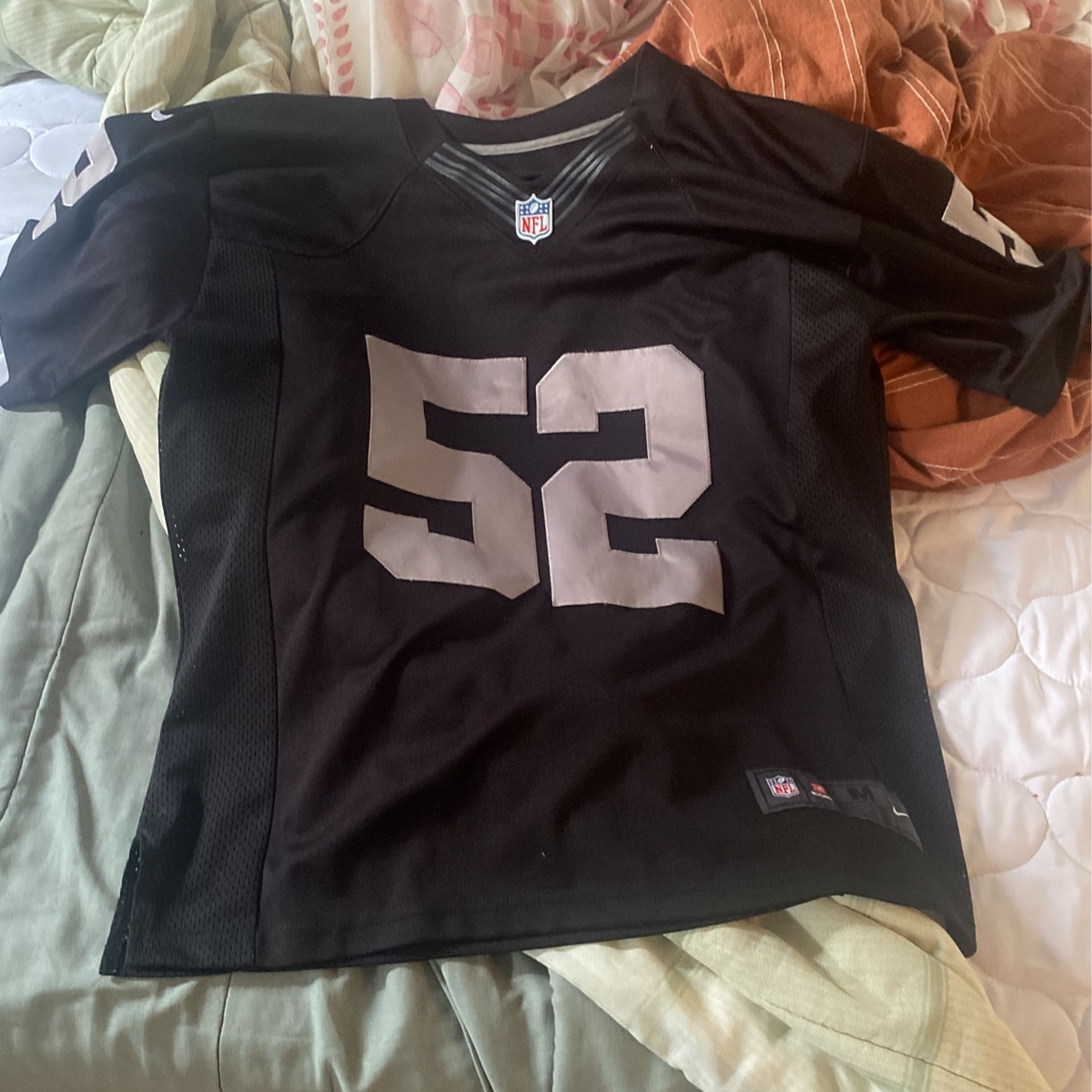 Khalil Mack Raiders Jersey Adult Medium