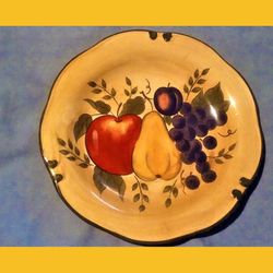 

HOME TRENDS "GRANADA" 11" DINNER PLATES-TWO-

