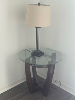 End tables and lamps