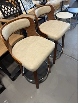 New-Swivel Bar Stools Set of 2