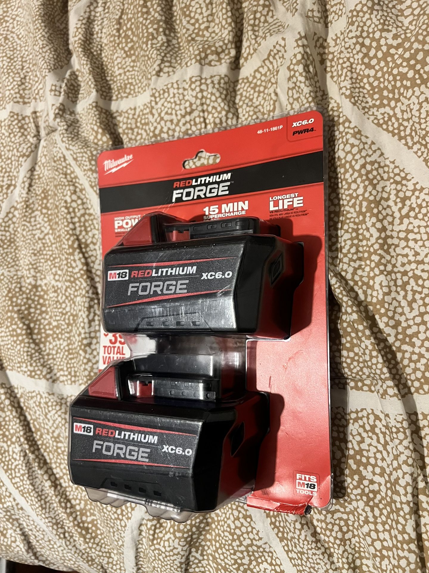 M18 18V 6.0 Ah Lithium-lon REDLITHIUM FORGE Battery (2-Pack)