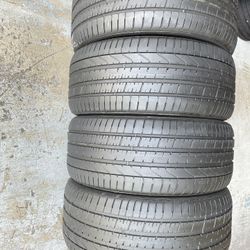 Four Tires 285/40/22 Pirelli P Zero Like New With 85-90% Left Excellent Set 