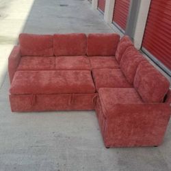 L-shaped sofa bed,""" free delivery in San Jose """