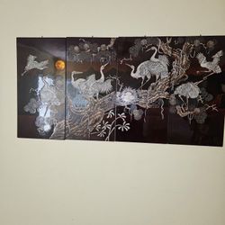 Chinese Wall Panel Painting