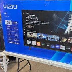 55 Tv $55 Down Takes The TVs On Finacing Free Delivery 6 Month Warranty.  55 Tv Vizio Smart 4k Hdtv 