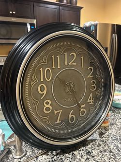 Black Wall Clock