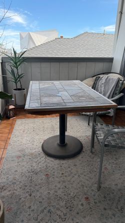 Free outdoor table and chairs very heavy