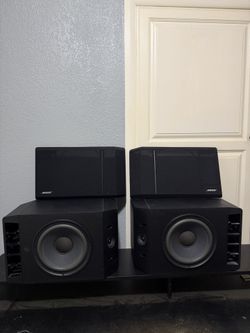 Bose Speaker Wit Sony Receiver And Cable