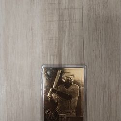 Gold Baseball Card(Babe Ruth