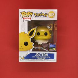 FUNKO POP! POKEMON JOLTEON #628 DIAMOND COLLECTION WONDERCON SHARED EXCLUSIVE