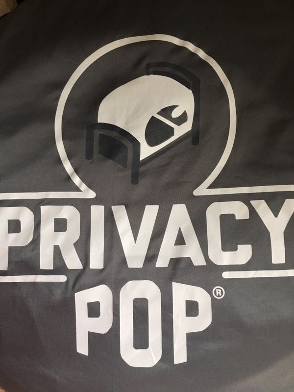 Privacy Pop tent grey for twin bed