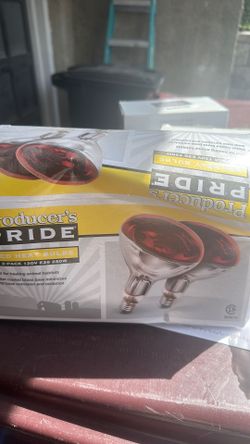 Red heat bulb