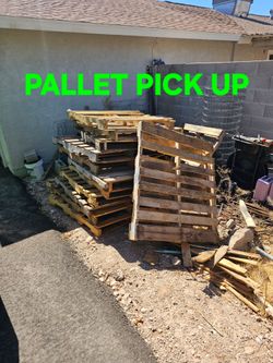 Pallets pick up