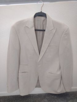 Men’s Classic Beige Suit Jacket