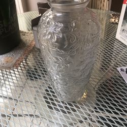 Crystal Floral Vase 