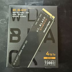 WD SN850X NVME 4TB