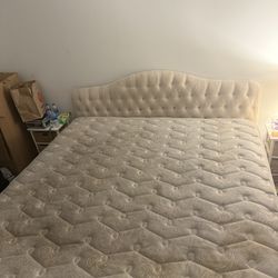 Serta California King Mattress + Bed Frame