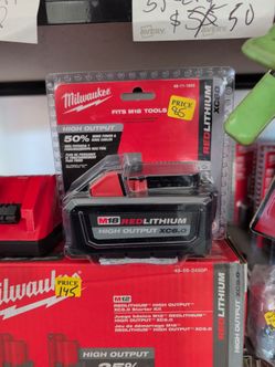 Milwaukee M18 RedLithium High Output XC6.0 Battery