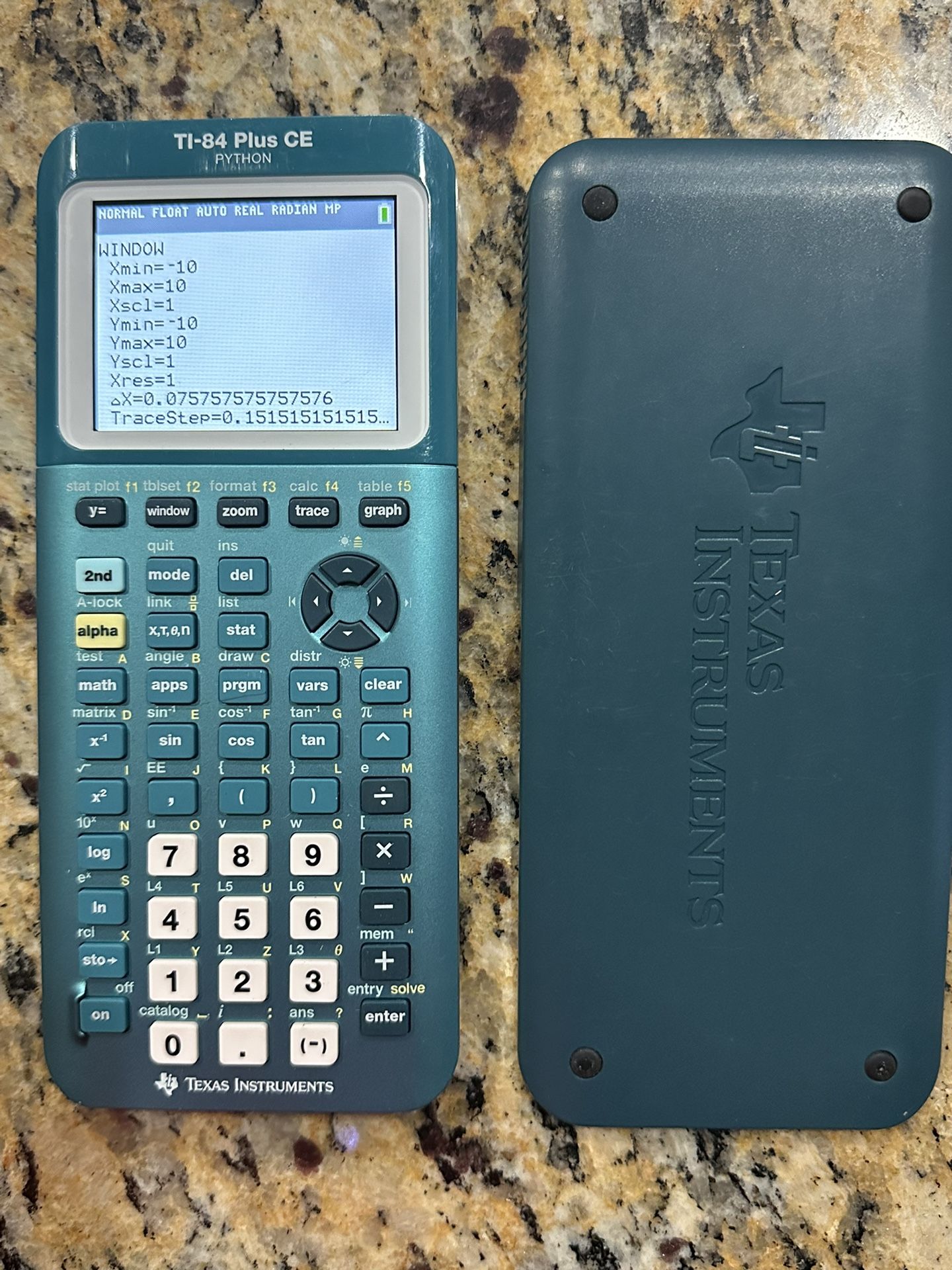 Texas Instrument TI–84 Plus CE,  Python programming , Enhanced Graphing Color Calculator
