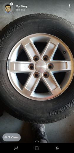 17 in rim with tire