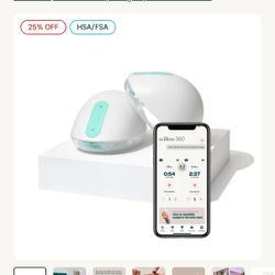 Willow 360 Breast pump, 100% leak-proof, hospital-grade, app-controlled, and supported by 360 Care.