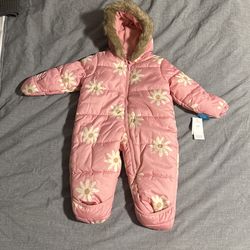 Carters Girls Winter Padded One Suit Jacket