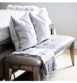 New Ava Bench With Mirrored Side 