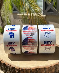 CUSTOM BOPP LABELS FOR BUSINESS advertising Cups Drinks Hydro Flasks Cosmetics Party Goody Bags