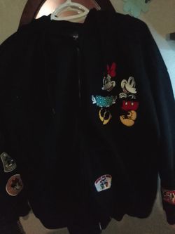 Disney's Mickey and Minnie Character Patches Zip Up