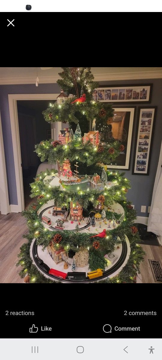 Christmas Village Tree