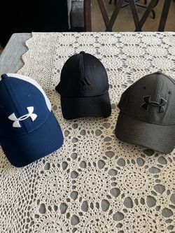 under armor and adidas hat