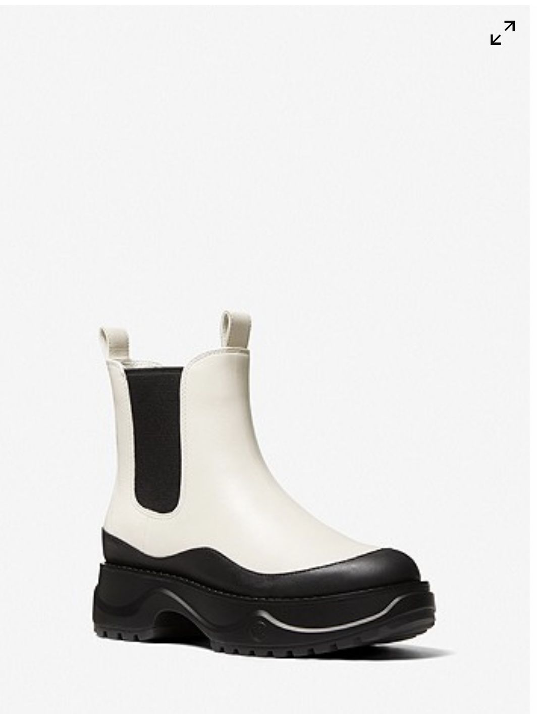 Michael Kors-Dupree Two-Tone Leather Boot
